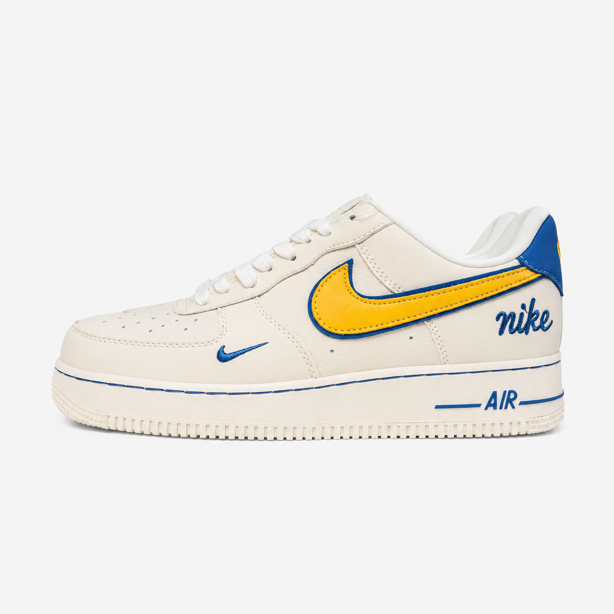 Nike Air Force 1 Low '07 Cream Yellow Blue FV3694-112