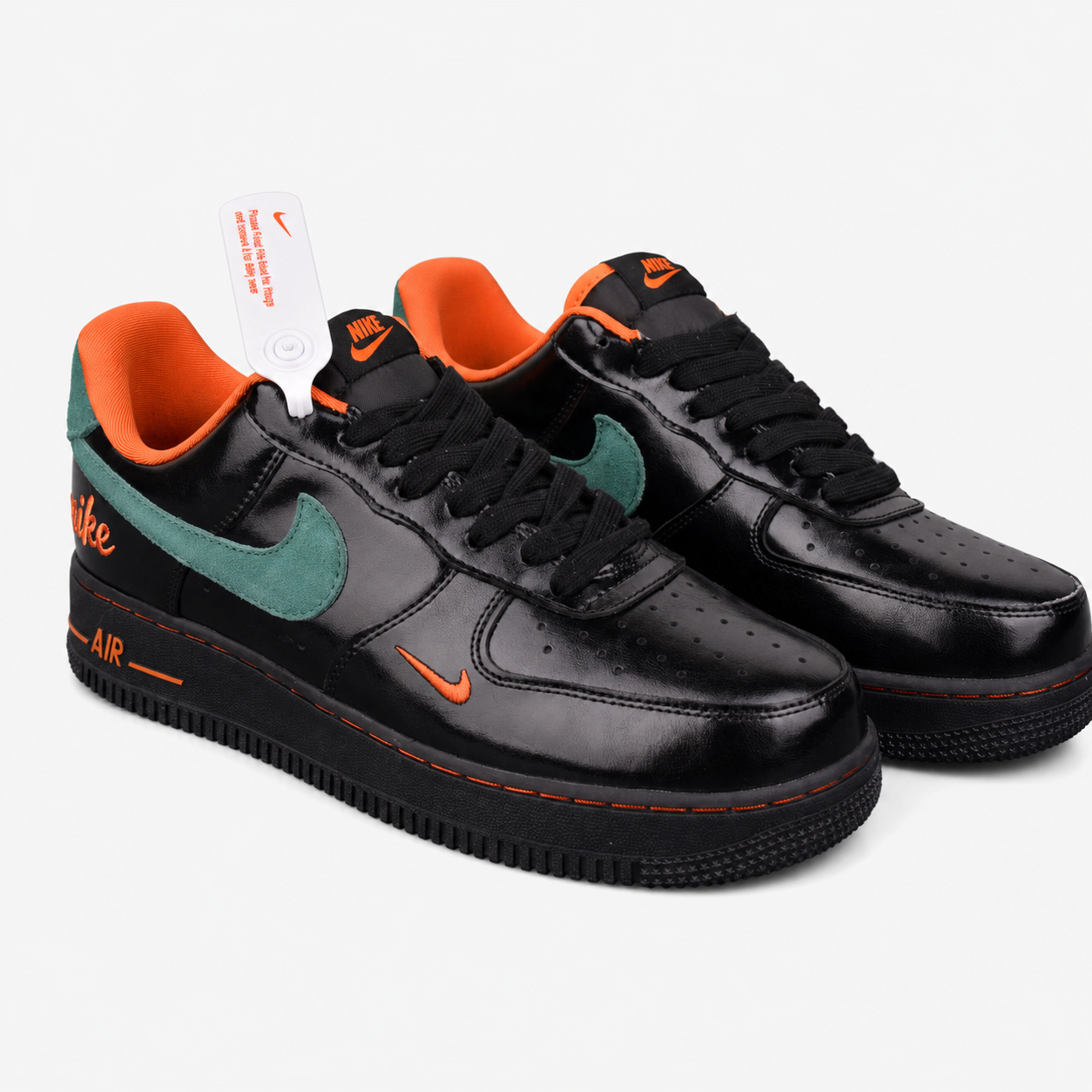 Nike Air Force 1 Low 'Black Orange' - FV3694-106