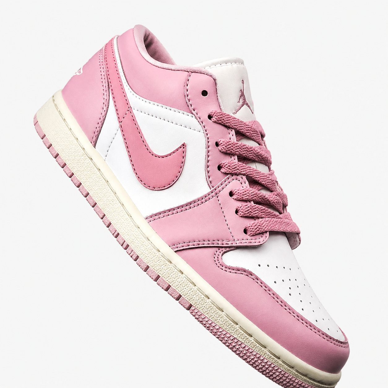 Nike Air Jordan 1 Low 'Element Pink' White Pink Sneakers - DC0774-607