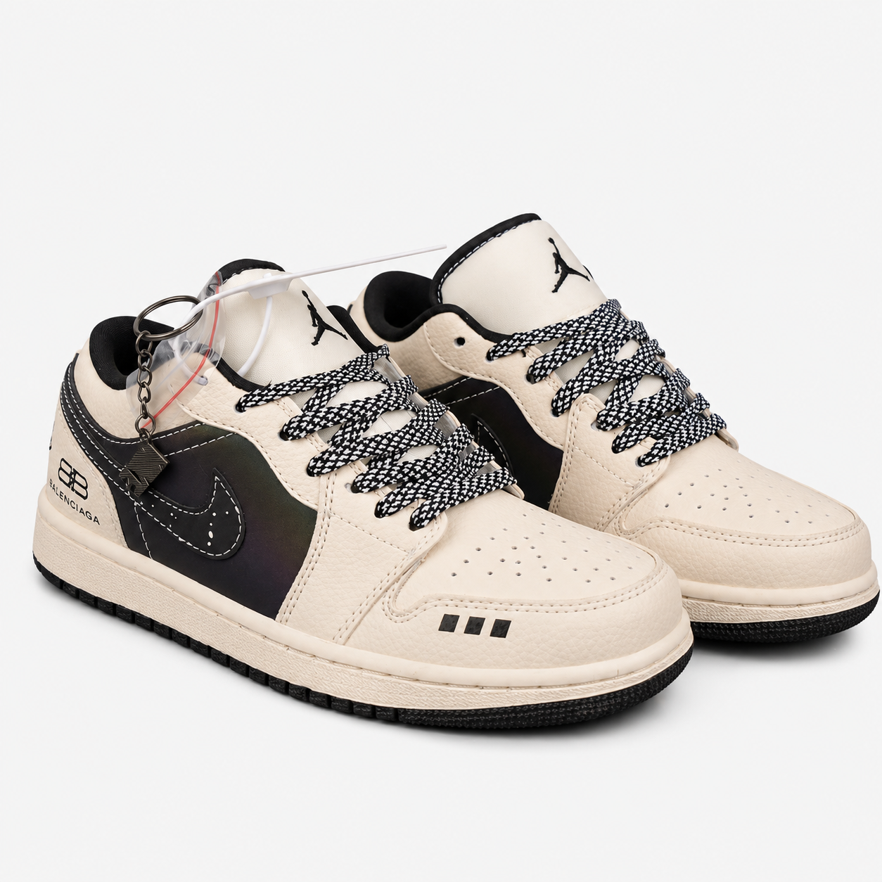 Nike Air Jordan 1 Retro High x Balenciaga Collaboration Sneakers - LL8888 0072226