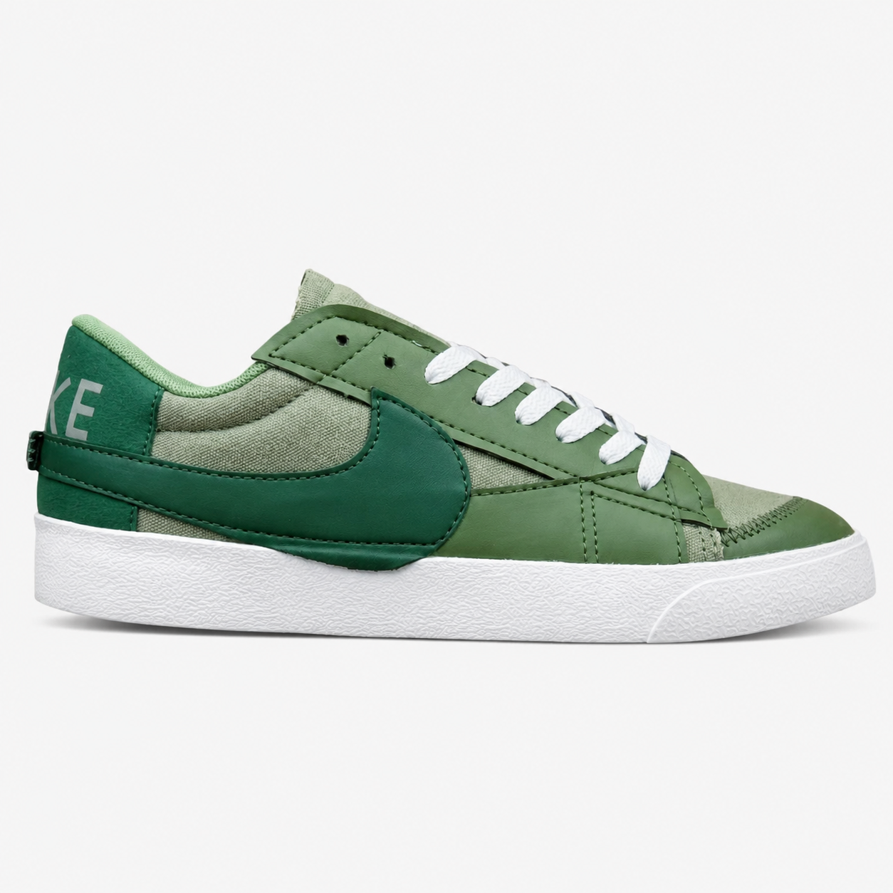 Nike Blazer Low '77 Jumbo Big Swoosh Retro Lifestyle Sneakers - FJ5468-386