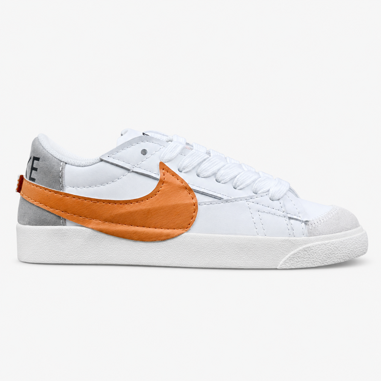 Nike Blazer Low '77 Jumbo White Black DN2158-100 Classic Fashion Sneakers
