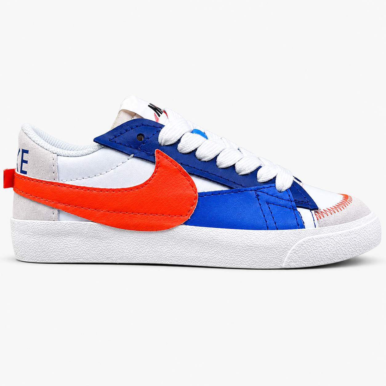 Nike Blazer Low '77 Jumbo White Black Fashion Sneakers DV9122-181