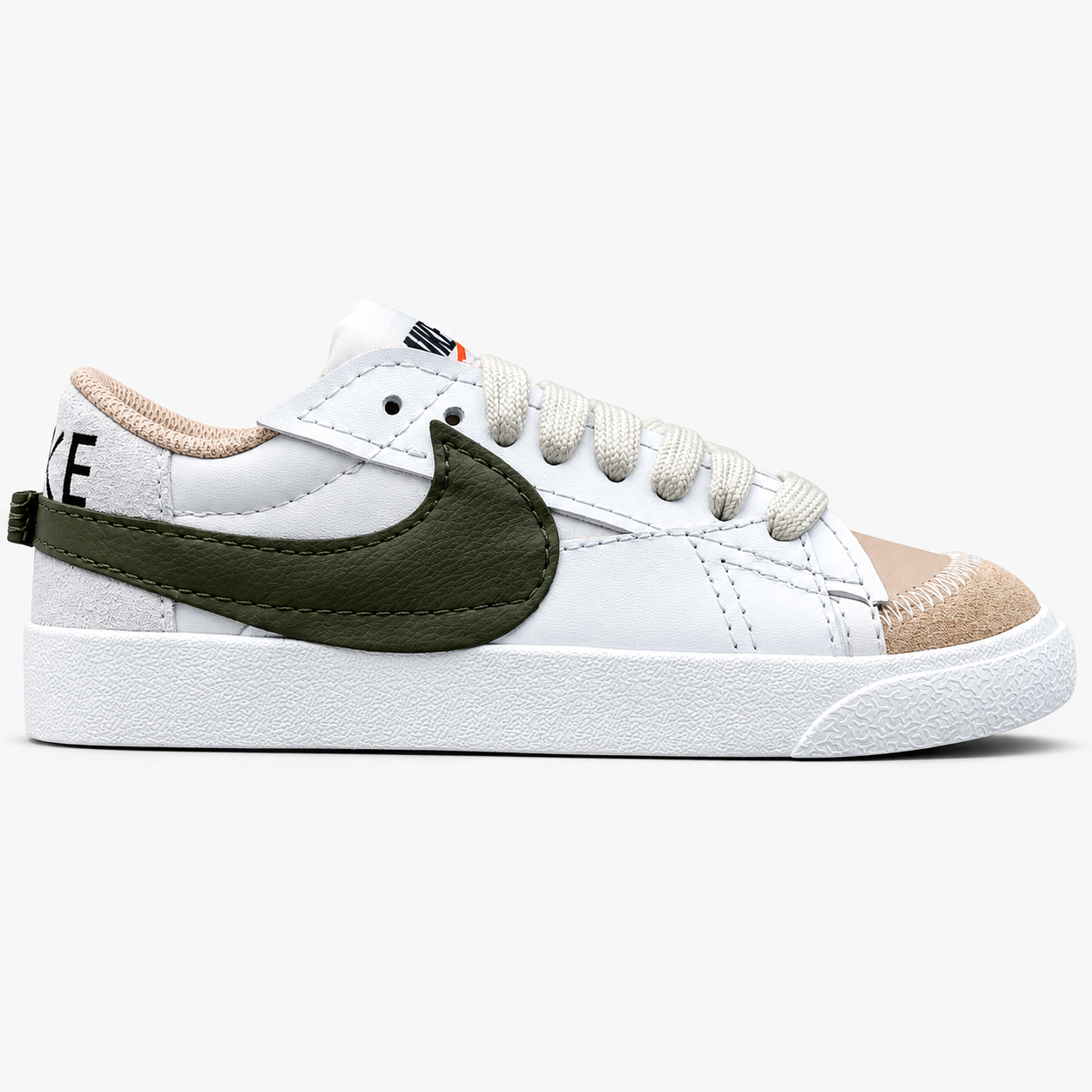 Nike Blazer Low '77 Jumbo White Black Sneakers - DQ1470-105