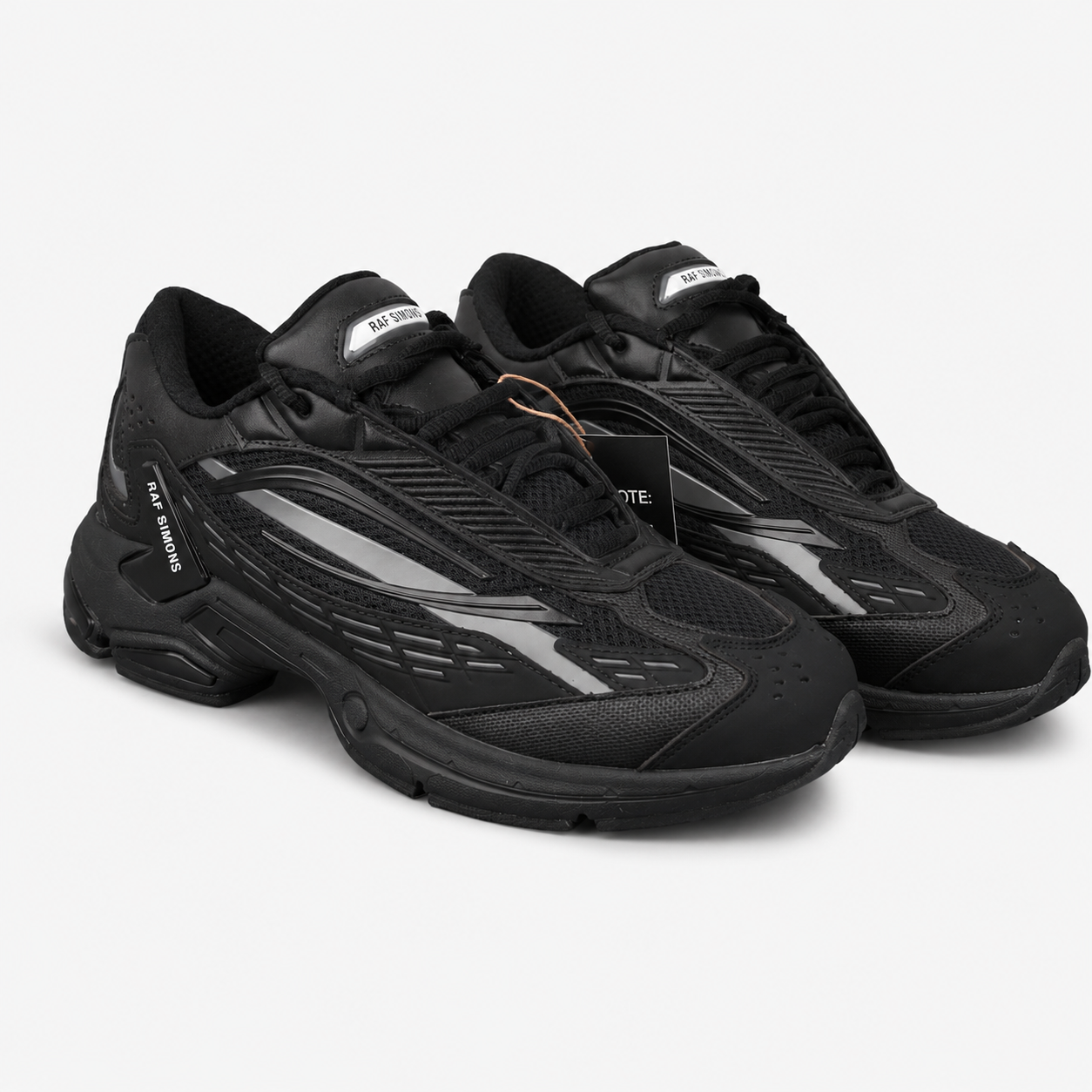 RAF SIMONS Antei Low-Top Sneakers with Detachable Tongue - Retro Fashion Casual Shoes HR830001S3226
